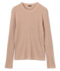 JOSEPH 【洗える】メリノリブ　ラウンドネックニット