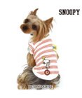 PET PARADISE スヌーピー ポロシャツ 《ボーダー》 小型犬
