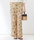 23区 【Indian Factory】フラワーエンブロイダリー ワイドパンツ