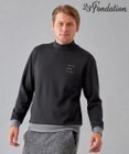 23区GOLF 【23Fondation/MEN】ストレッチ裏フリース モックネック