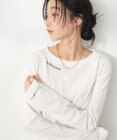 CRAFT STANDARD BOUTIQUE ラメ天竺刺繍ロンTEE