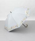 AURORA JILL STUART（ジル スチュアート）ミモザ刺しゅう晴雨兼用傘(長傘)
