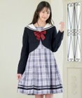 ANY KIDS 【2点セット】セーラージャケット+チェックワンピース