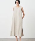 ATON LINEN OXFORD | ノースリーブドレス