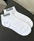 WEGO FAITHロゴショートソックス