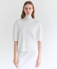 BEIGE， 【人気シリーズ】LAURA / ドライタッチ ストレッチショートスリーブニット