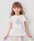 ANY KIDS 接触冷感 しろくま オフショルダー Tシャツ