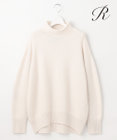 23区 【R(アール)】カシミヤブレンド ロールネックニット