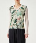Paul Smith 【洗える】Lens Blur Botanical コンビ ニット
