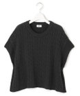 J.PRESS YORK STREET 【WOMEN】コットンニット ケーブルポンチョ