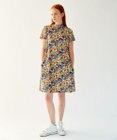 23区GOLF WEB限定【WOMEN】ステッカープリント モックネックワンピース