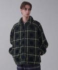 WEGO 【ユニセックス着用ITEM】ボアチェックブルゾン