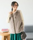 CRAFT STANDARD BOUTIQUE エコファー×ムートンチュニックベスト