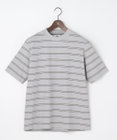 JOSEPH ABBOUD 【キングサイズ/和紙使用/日本素材を日本縫製/通気性】和紙フライスボーダーＴシャツ