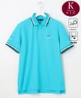 23区GOLF 【MEN】【キングサイズ/UVケア/吸水速乾】ハニカムカノコ 半袖ポロシャツ