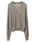 Green Parks フロントＺＩＰニットカーディガン
