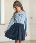 組曲 KIDS 【110-140cm】リボンアート Tシャツ