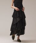 GRACE CONTINENTAL レースコンビティアードスカート