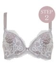 BRADELIS New York 【BRADELIS New York/ 育乳補整ブラ・STEP2 寄せる】ナオミステップ2ブラ25A1 補正下着 ブラジャー 谷間メイク