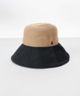 AURORA 【 LANVIN en Bleu （ランバン オン ブルー）】天然ブレードｘサテン布帛クロッシェハット