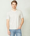 JOSEPH ABBOUD 【吸水速乾】リネンハニカムTシャツ