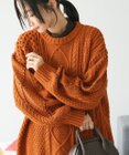 CRAFT STANDARD BOUTIQUE ハンドステッチケーブルニットチュニック