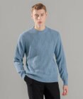 JOSEPH HOMME 新柄【洗える】シルクバルキー  クルーネックニット