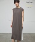 BEIGE， 【L-size】CINDY / サイドタックドレス