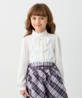 ANY KIDS リボン付きスタンドカラーブラウス
