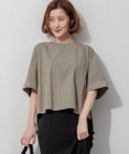 23区 L 【SLOW/一部店舗限定】コットンナイロンタイプライター T ブラウス