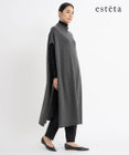 23区 L 【エステータ】マーセライズドウールカシミヤ ニットジレ