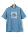 J.PRESS MEN 【KING SIZE】ペイズリーバンダナプリントTシャツ