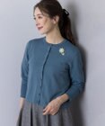 組曲 L クルミボタン ニットカーディガン