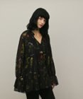 GRACE CONTINENTAL ボタニカルプリントチュニックトップ