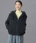 J.PRESS LADIES 【WEB限定カラーあり】パイルジャージー ジップアップ パーカー