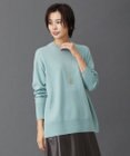 J.PRESS LADIES 【洗える】CASHMERE BLEND クルーネック ニット