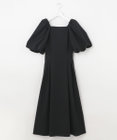 #Newans 【優木まおみさんコラボ】スクエアネックパフスリーブワンピース