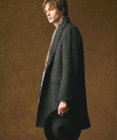 JOSEPH ABBOUD 【尾州産カシミヤブレンド×アルパカ混素材】カシミヤブレンドアルパカヘリンボン チェスターコート