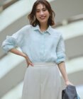 23区 L LIBECOリネン ベーシック シャツ