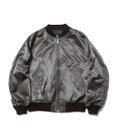 J.PRESS MEN 【J.PRESS ORIGINALS】Bleach Viscose Cotton Satin Flight Jacket / Japan Made