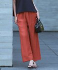 ICB L ワッシャーツイル ワイドストレートパンツ