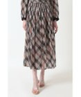 DAKS ハウスチェック シアー リップル スカート