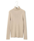 ICB 【洗える】エクストラファインメリノリブ タートルネックニット
