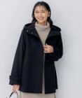 23区 S ウールカシミヤビーバー フード付き ショートコート