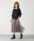 ANY 【ウエストゴム】チュールフレアースカート