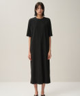 ATON HIGH TWIST WOOL | ハーフスリーブドレス