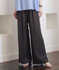自由区 L 【SHIHOさん着用・ご好評アイテム・新色追加・セットアップ対応】エアリーツイルワイド パンツ