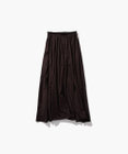 ATON MICRO COTTON SATIN | ギャザースカート