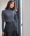 23区 【CLASSY.1月号掲載】ウーステッドウール タートルネック ニット