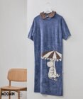 une nana cool 【ムーミン】MOOMIN × une nana ccol　なめらかふわふわワンピース